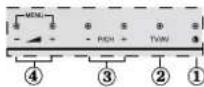 TECHWOOD TKR26B62N - LCD TV and Operating Buttons - 4