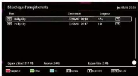 TECHWOOD TKR26B62N - Regarder les programmes enregistrés - 1