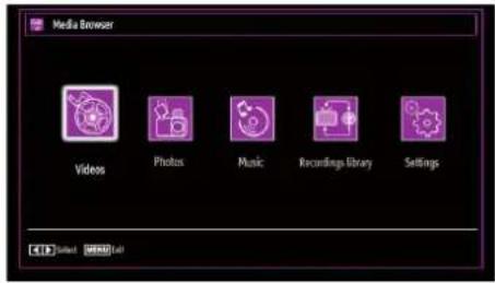 TECHWOOD TKR26B62N - Media Playback Using Media Browser - 1