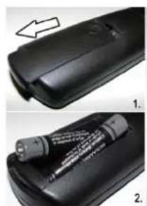 TECHWOOD TKR26B62N - Inserting Batteries - 1