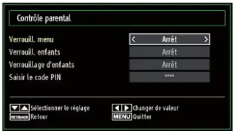 TECHWOOD TKR26B62N - Contrôle parental - 2