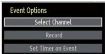 TECHWOOD TKR26B62N - Programme Options - 1