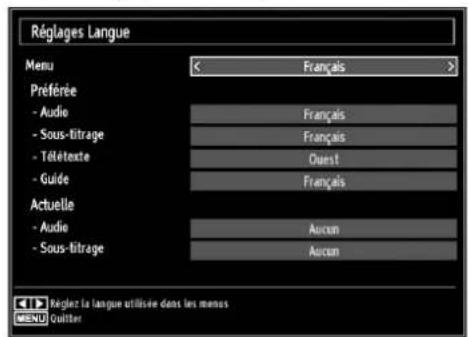 TECHWOOD TDVE19TN11 - Confi guration des préférences linguistiques - 1