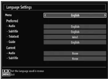 TECHWOOD TDVE19TN11 - Configuring Language Preferences - 1