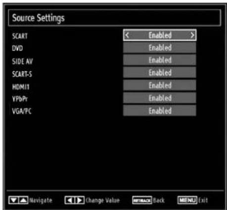 TECHWOOD TDVE19TN11 - Configuring Source Settings - 1