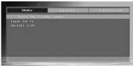 TECHWOOD TDVE19TN11 - Page de configuration video - 1