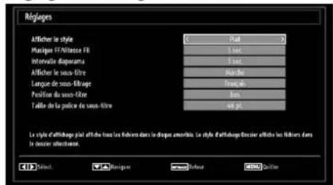 TECHWOOD TDVE19TN11 - Réglages du navigateur Média - 1