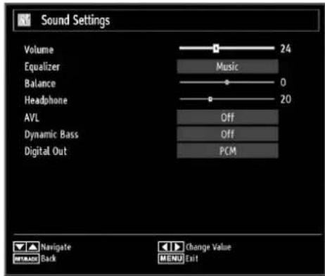 TECHWOOD TDVE19TN11 - Configuring Sound Settings - 1