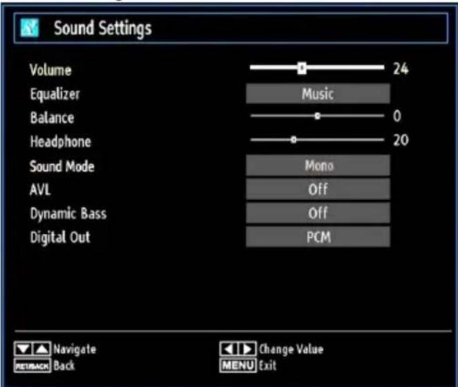 TECHWOOD TD32HDTN12 - Configuring Sound Settings - 1