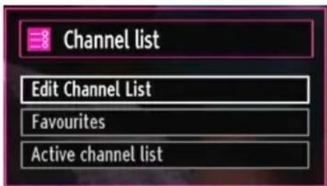 TECHWOOD TD32HDTN12 - Managing Stations: Channel List - 1
