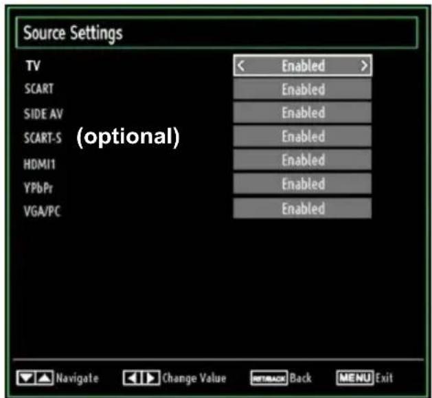 TECHWOOD TD32HDTN12 - Configuring Source Settings - 1