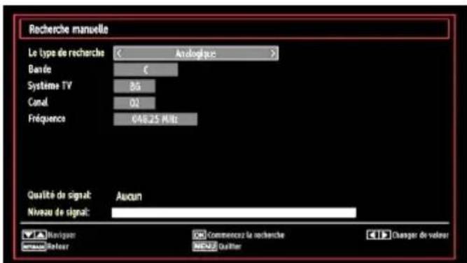 TECHWOOD TD32HDTN12 - Recherche manuelle analogue - 1