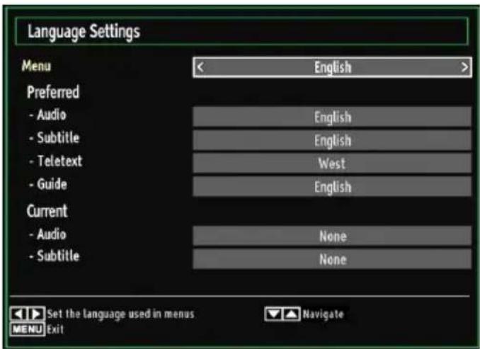TECHWOOD TD32HDTN12 - Configuring Language Preferences - 1