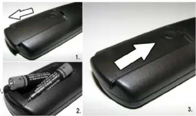 TECHWOOD TD32HDTN12 - Inserting Batteries - 1