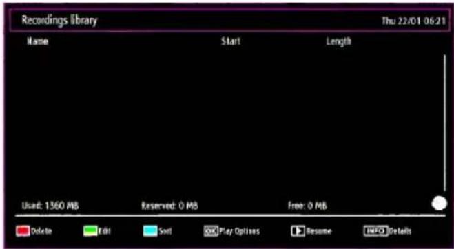TECHWOOD TD32HDTN12 - Watching Recorded Programmes - 1