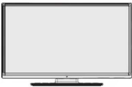 TECHWOOD TC32189BMSLED - Control Buttons on the TV - 1