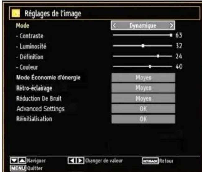 TECHWOOD CL24ITM12FDVX - Configuration des paramètres d'image - 1