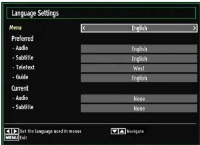TECHWOOD CL24ITM12FDVX - Configuring Language Preferences - 1