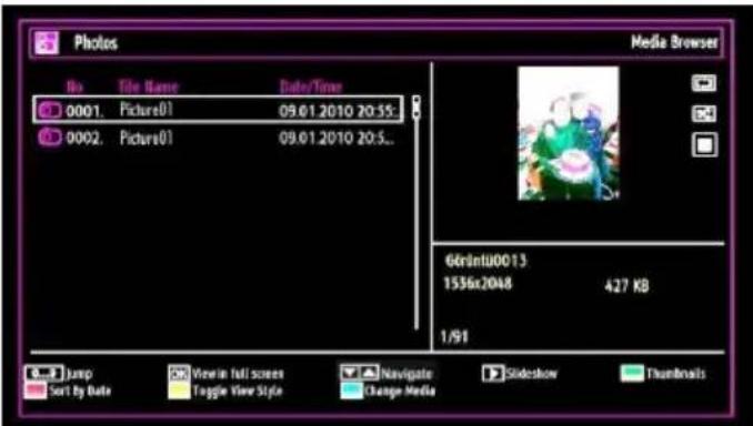 TECHWOOD CL24ITM12FDVX - Viewing Photos via USB - 1