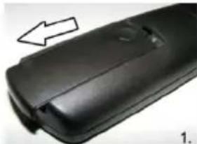 TECHWOOD CL24ITM12FDVX - Inserting Batteries - 1