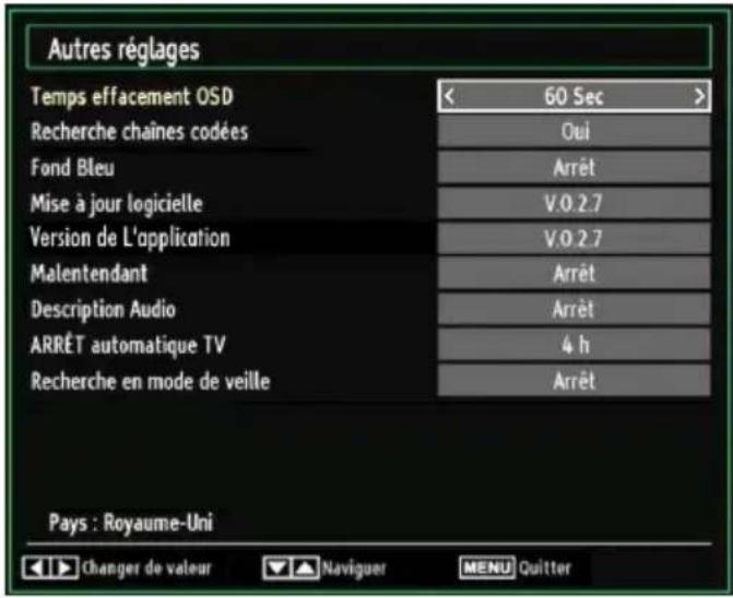 TECHWOOD CL24ITM12FDVX - Configuration des autres réglages - 1