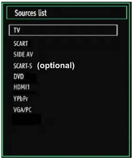 TECHWOOD CL24ITM12FDVX - Input Selection - 1