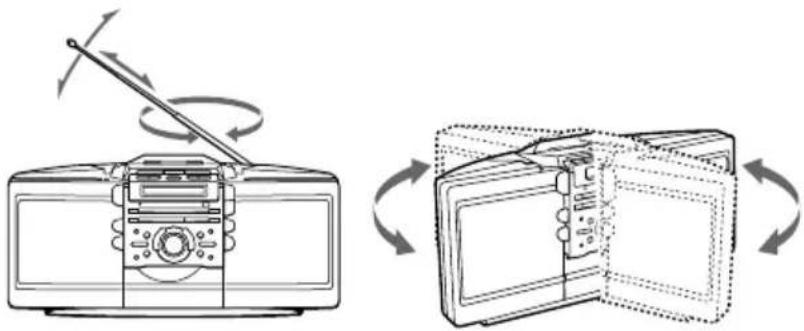 SONY ZSD55 - Pour améliorer la réception de programmes radio - 1