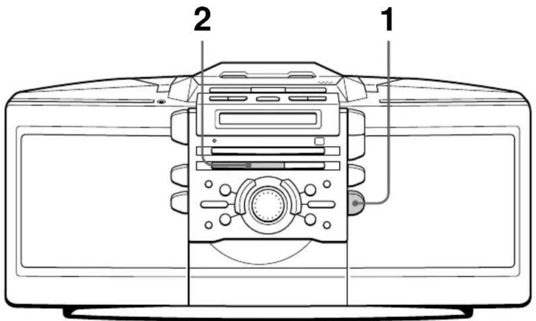 SONY ZSD55 - Wiedergeben einer CD - 1