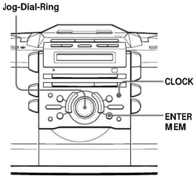 SONY ZSD55 - Einstellen der Uhr - 1