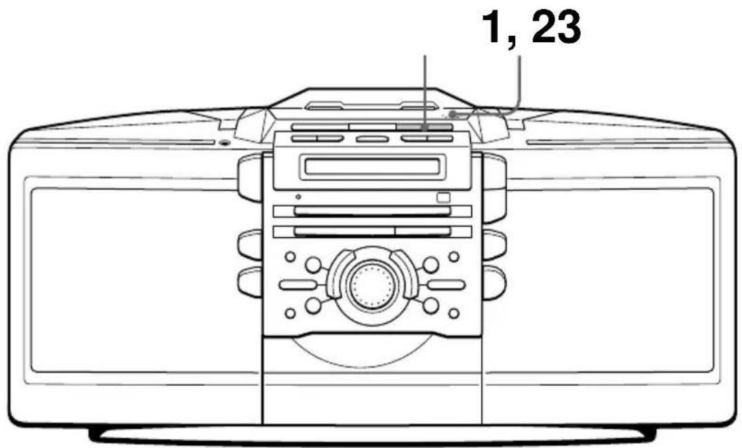 SONY ZSD55 - Wiedergeben einer Kassette - 1