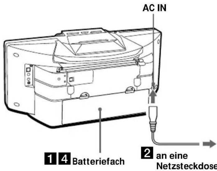 SONY ZSD55 - Anschlieben der Stromquellen - 1