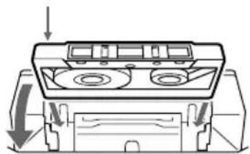 SONY ZSD55 - Wiedergeben einer Kassette - 3