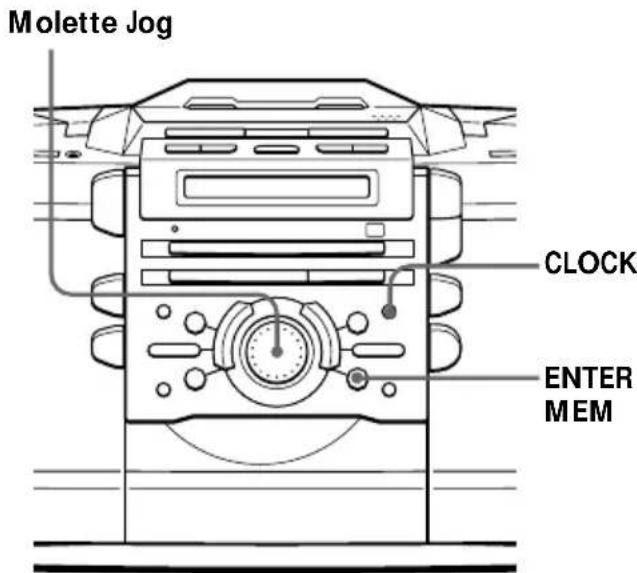 SONY ZSD55 - Réglage de l'horloge - 1