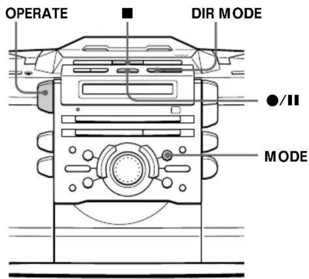 SONY ZSD55 - Aufnehmen auf eine Kassette (Fortsetzung) - 1