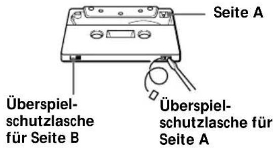 SONY ZSD55 - Hinweis zu Kassetten - 1