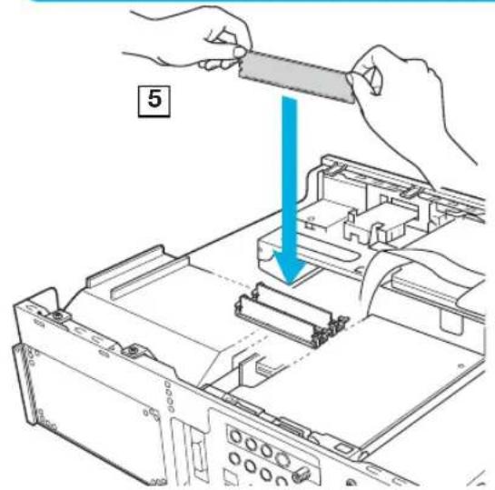 SONY Vaio VGXXL100 - Installation et retrait de modules de mémoire - 4