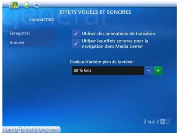 SONY Vaio VGXXL100 - Effets visuels et sonores - 1
