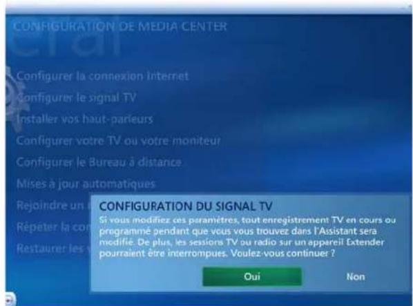 SONY Vaio VGXXL100 - Configuration du signal TV - 1