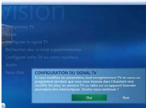 SONY Vaio VGXXL100 - Configuration du signal TV - 1