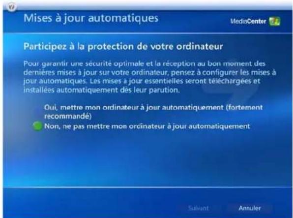 SONY Vaio VGXXL100 - Mises à jour automatiques - 1