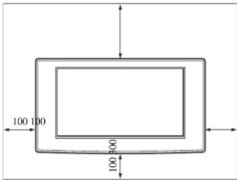 SONY SUWL500 - Consultando aanela de dimensoes para instalacao do televisor na page 12, decide a localização da instalacao. - 1