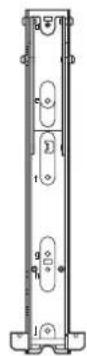 SONY SUWL500 - Placering af skrue - 2