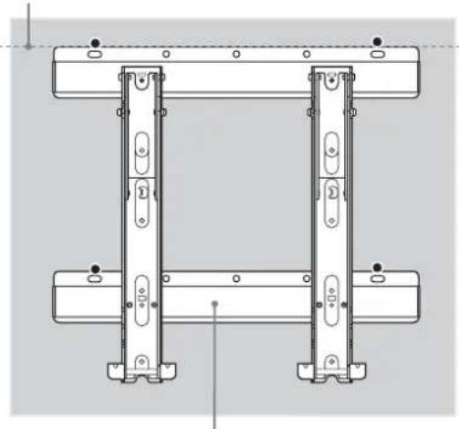 SONY SUWL500 - Installation au mur du support de fixation de la base - 2