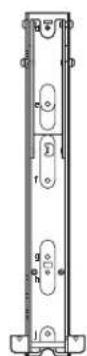 SONY SUWL500 - Position der Schrauben - 2