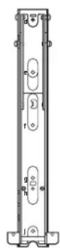 SONY SUWL500 - Emplacement des vis - 2