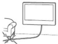 SONY SUWL500 - Do not allow the AC power cord or the connecting cable to be pinched. - 1