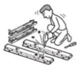 SONY SUWL500 - Não desmonte nem faça quaisquer alterações nas peças do Suporte de Montagem na Parede. - 1