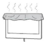 SONY SUWL500 - Do not cover the ventilation holes of the TV. - 1