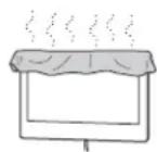 SONY SUWL500 - No obtruya los orificios de ventilación del televisor. - 1