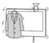 SONY SUWL500 - Nu aplicati dispositivului de montare pe perete o alta sarcina in afara televizorului. - 1
